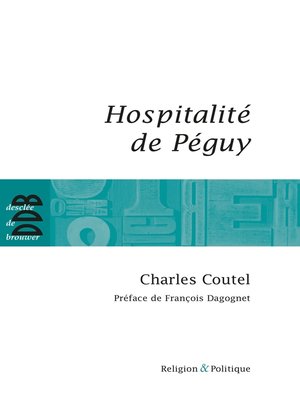 cover image of Hospitalité de Peguy